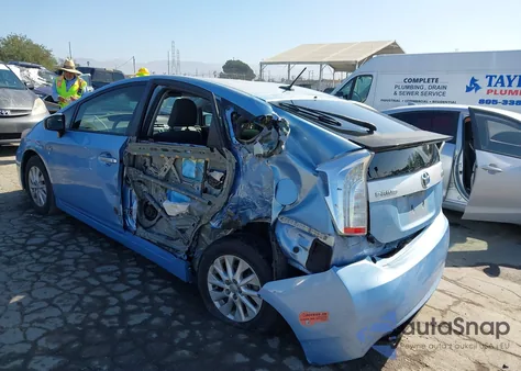 2014 Toyota Prius Plug-In from USA, damaged, VIN JTDKN3DPXE3060778